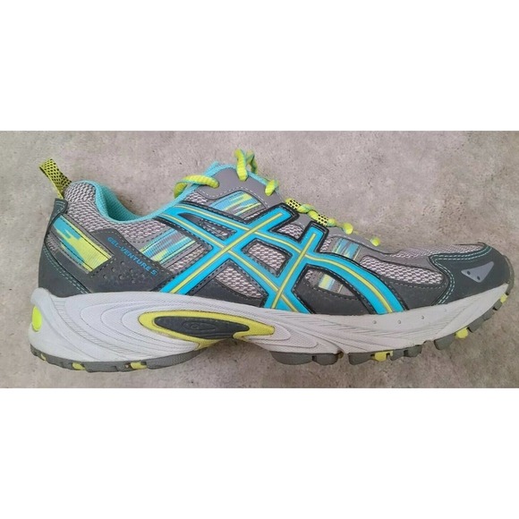 Asics Gel-Venture 5 Grey Teal T5N9N Training Running Women’s Shoes Size 9 - Picture 3 of 4